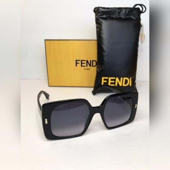 Fendi Accessories - Original The Fendi FE40036U 01W RX 3 A First 53mm Geometric Sunglasses